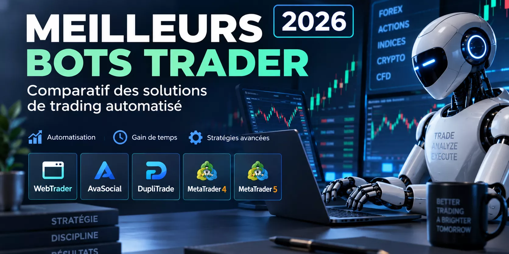 Meilleurs bots trader en 2026 : comparatif des solutions de trading automatisé